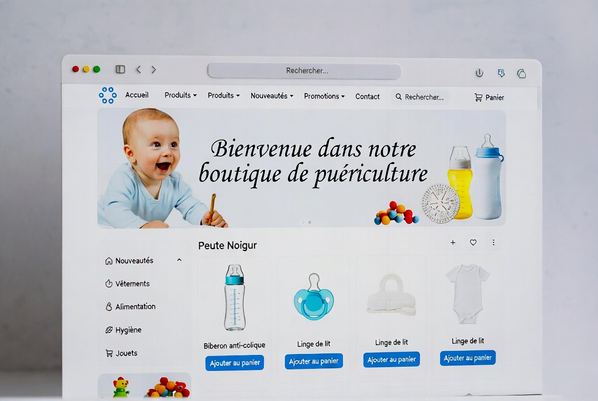 Des articles de puériculture de qualité sont disponibles chez Natal Market