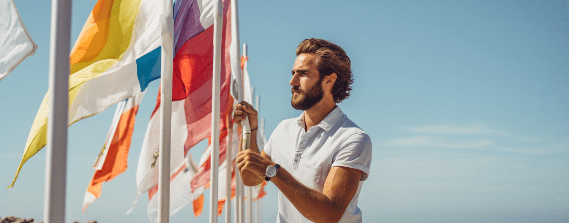 L'importance de concevoir des drapeaux publicitaires avec des designs accrocheurs