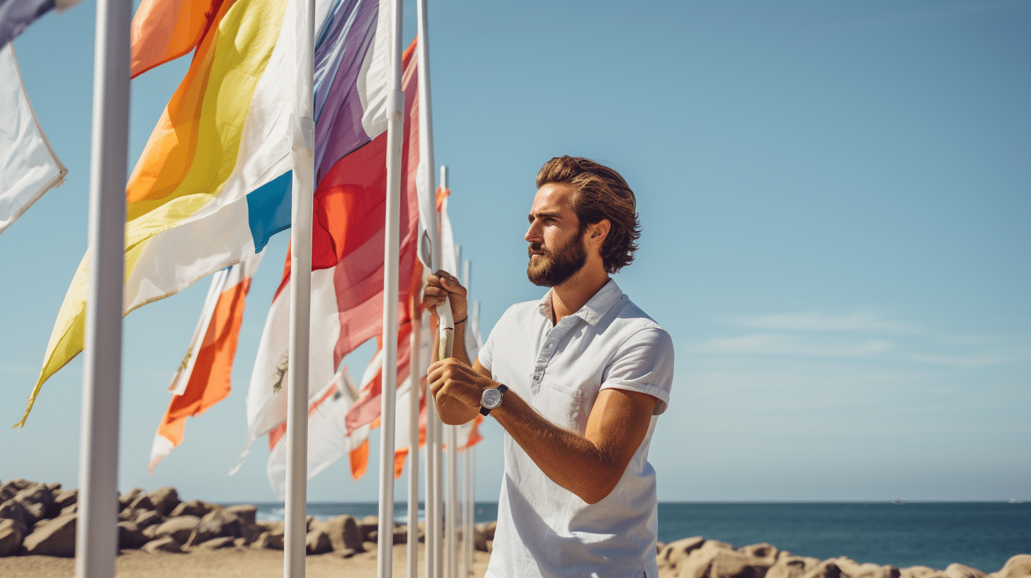 L'importance de concevoir des drapeaux publicitaires avec des designs accrocheurs