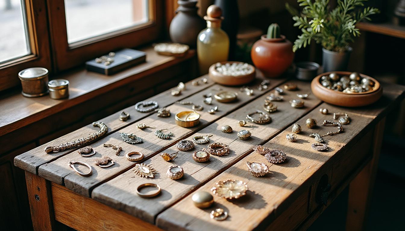 découvrez les meilleures adresses pour dénicher des bijoux uniques ! explorez friperies, brocantes et sites spécialisés pour trouver des trésors vintage et artisanaux qui sublimeront votre style. ne manquez pas nos astuces pour chiner efficacement et ajouter des pièces authentiques à votre collection.